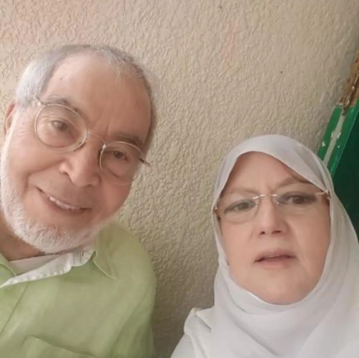 شمس البارودي وحسن يوسف - الصورة من حساب عمر حسن يوسف على انستغرام