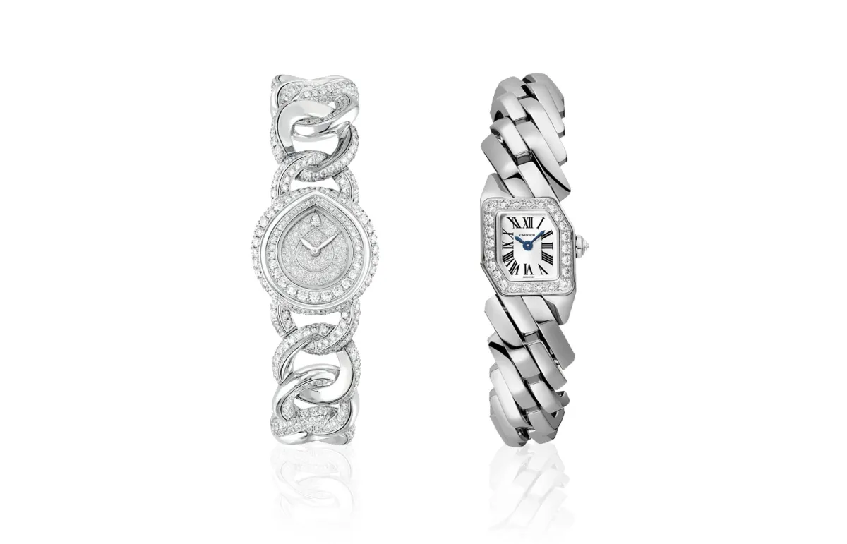 أحدث موديلات ساعات يد نسائية بالأساور المتشابكة 2023