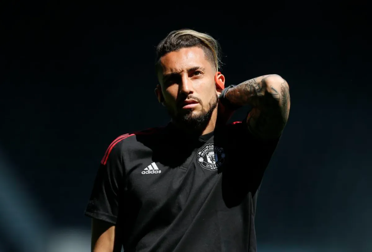  Pre Season Friendly - Derby County v Manchester United - Pride Park, Derby, Britain - July 18, 2021 Manchester United's Alex Telles before the match Action Images via Reuters/Craig Brough/File Photo