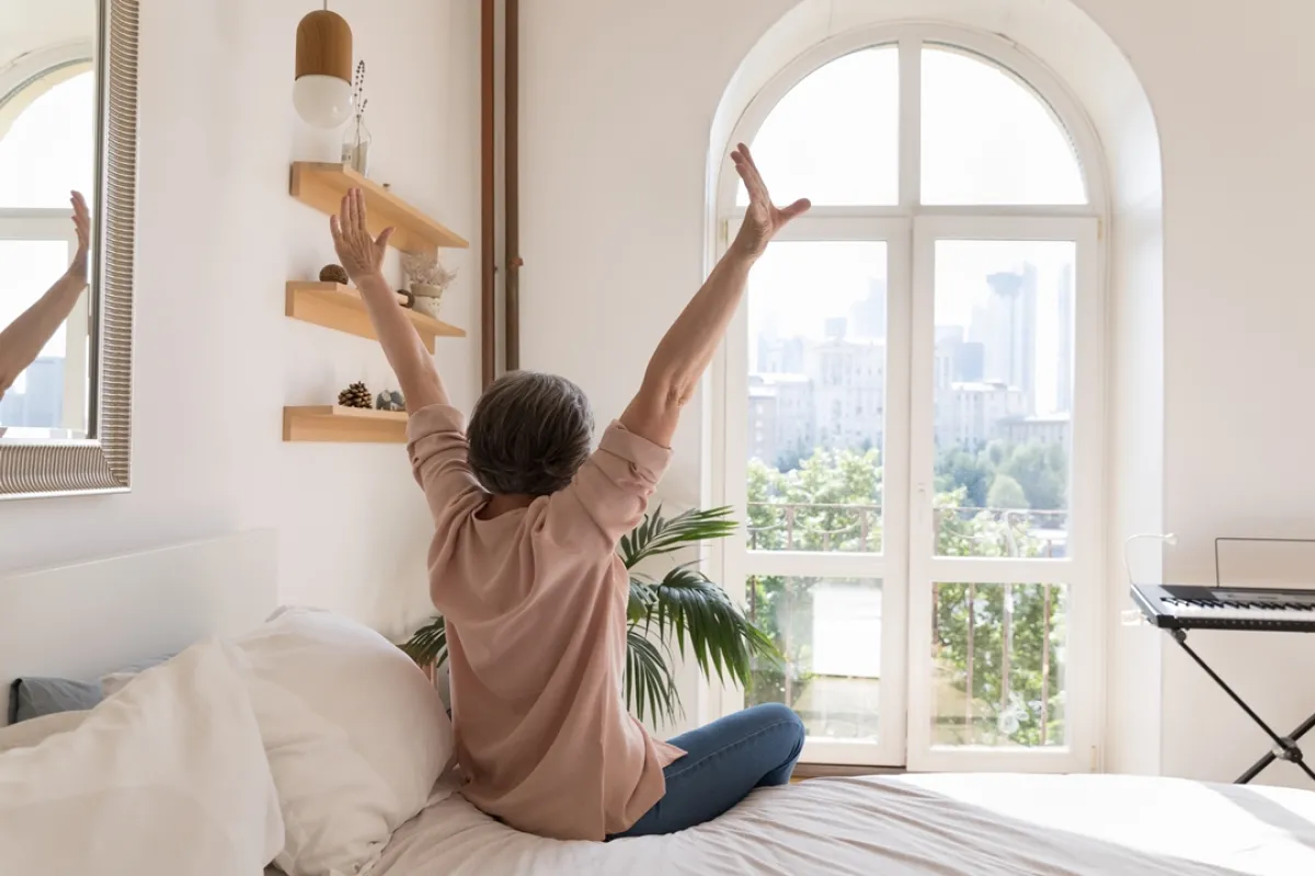 صورة تعبيرية لإمرأة  تسعينية 