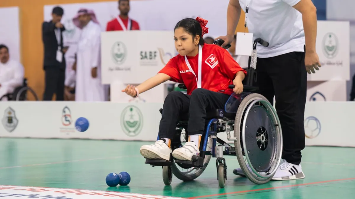 انطلاق فعاليات بطولة تبوك الخليجية الأولى لرياضة "البوتشيا" - الصورة من حساب الاتحاد السعودي للبوتشيا من منصة إكس "تويتر سابقا"