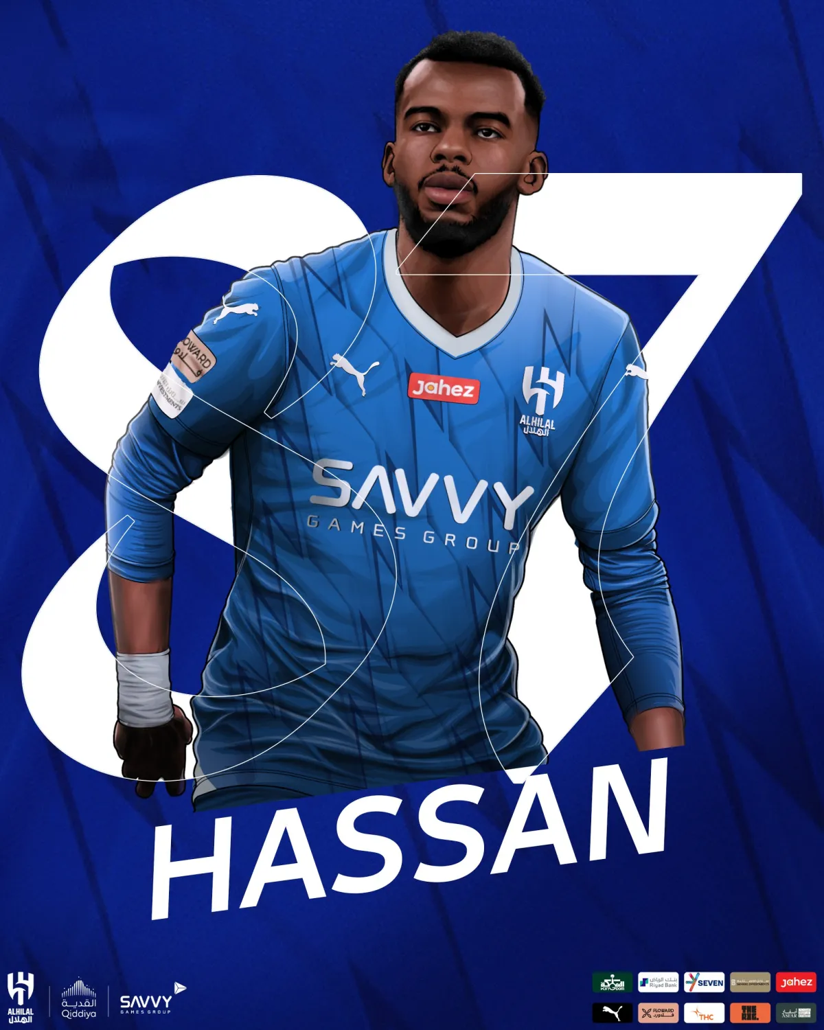 حسان تمبكتي- الصورة من حساب الهلال على منصة إكس 