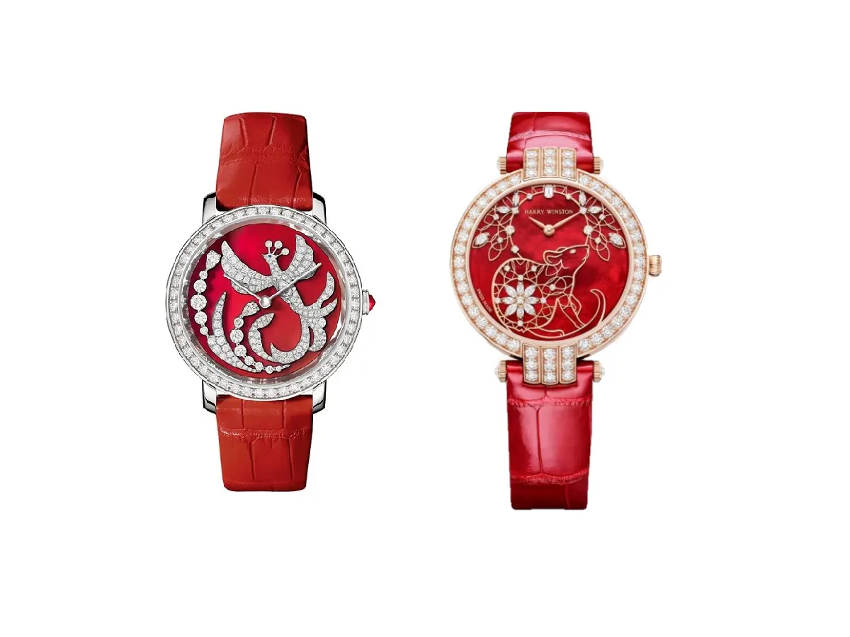 تزيني بساعات بحزام أحمر لإطلالة أنثوية جريئة في صيف 2023