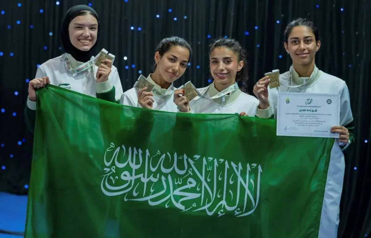 في أول مشاركة لهن بالبطولة السعوديات يتألقن في دورة الألعاب العربية الـ 15 