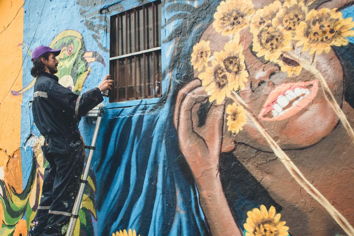  الرسم على الجدران