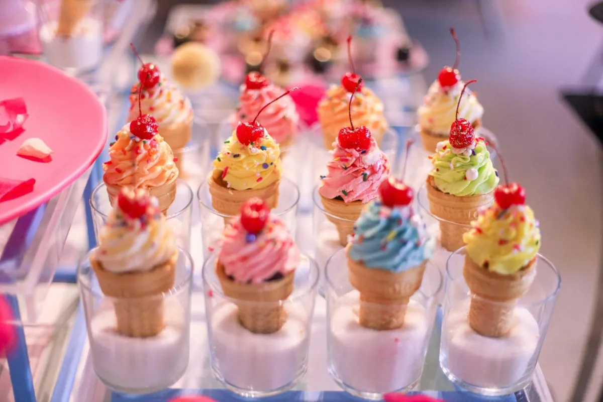 متعة الآيس كريم