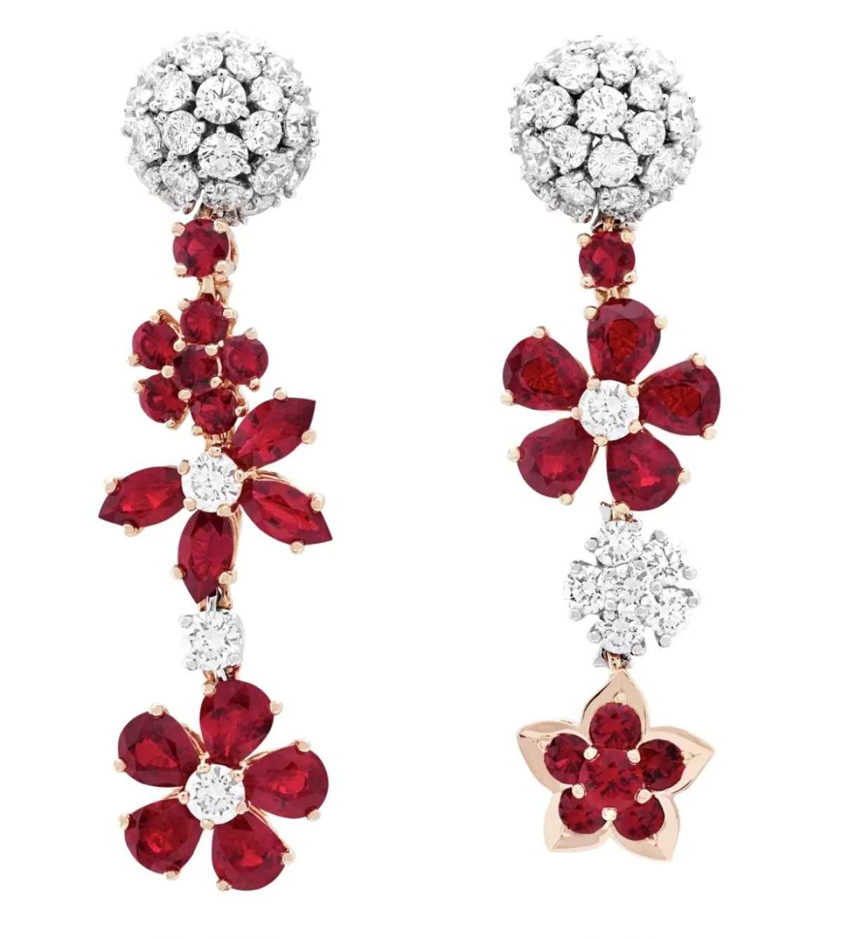 أقراط Folie des Prés من ماركة Van Cleef & Arpels