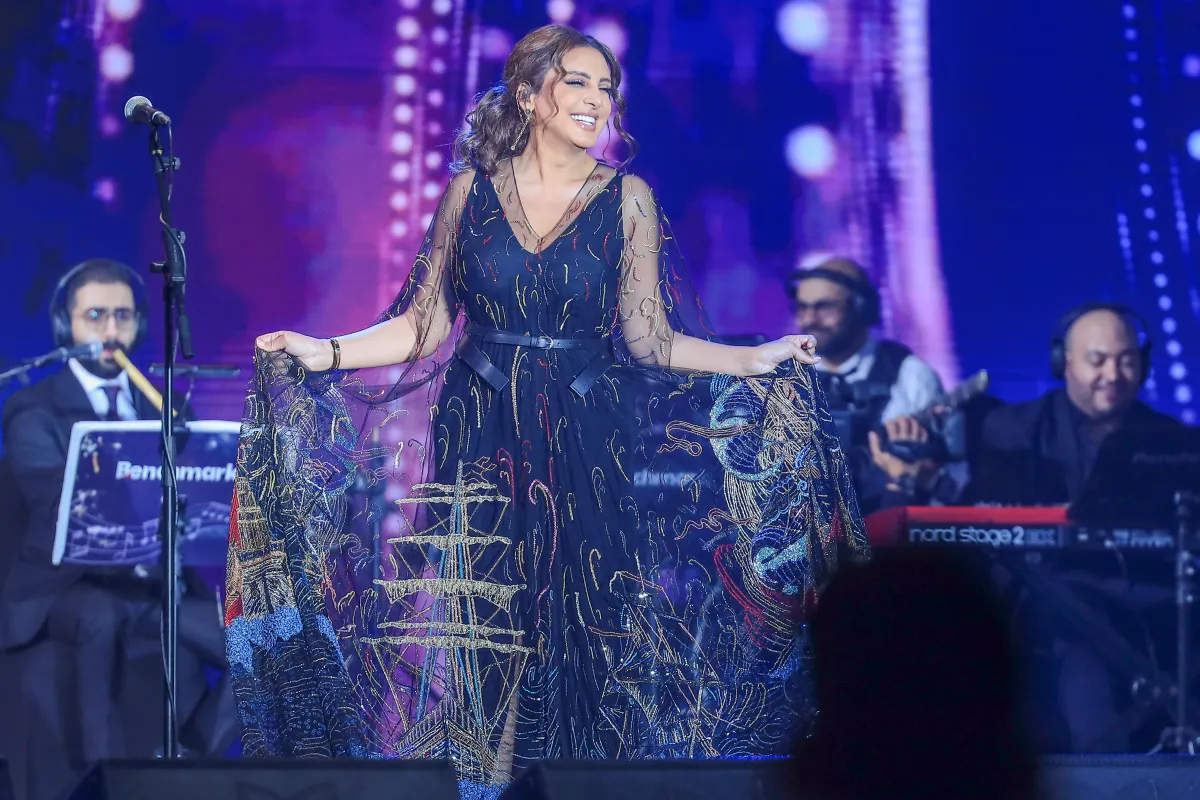  أنغام - الصورة من الشركة المنظمة للحفل