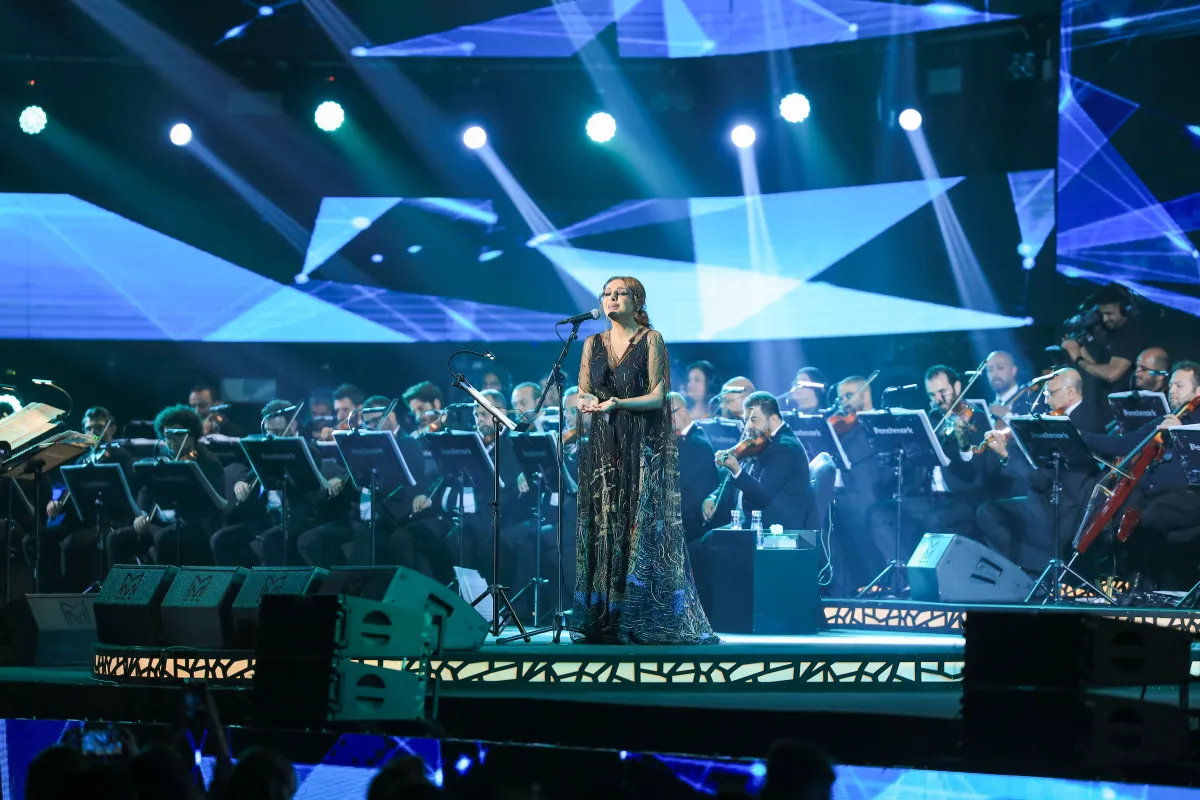  أنغام - الصورة من الشركة المنظمة للحفل