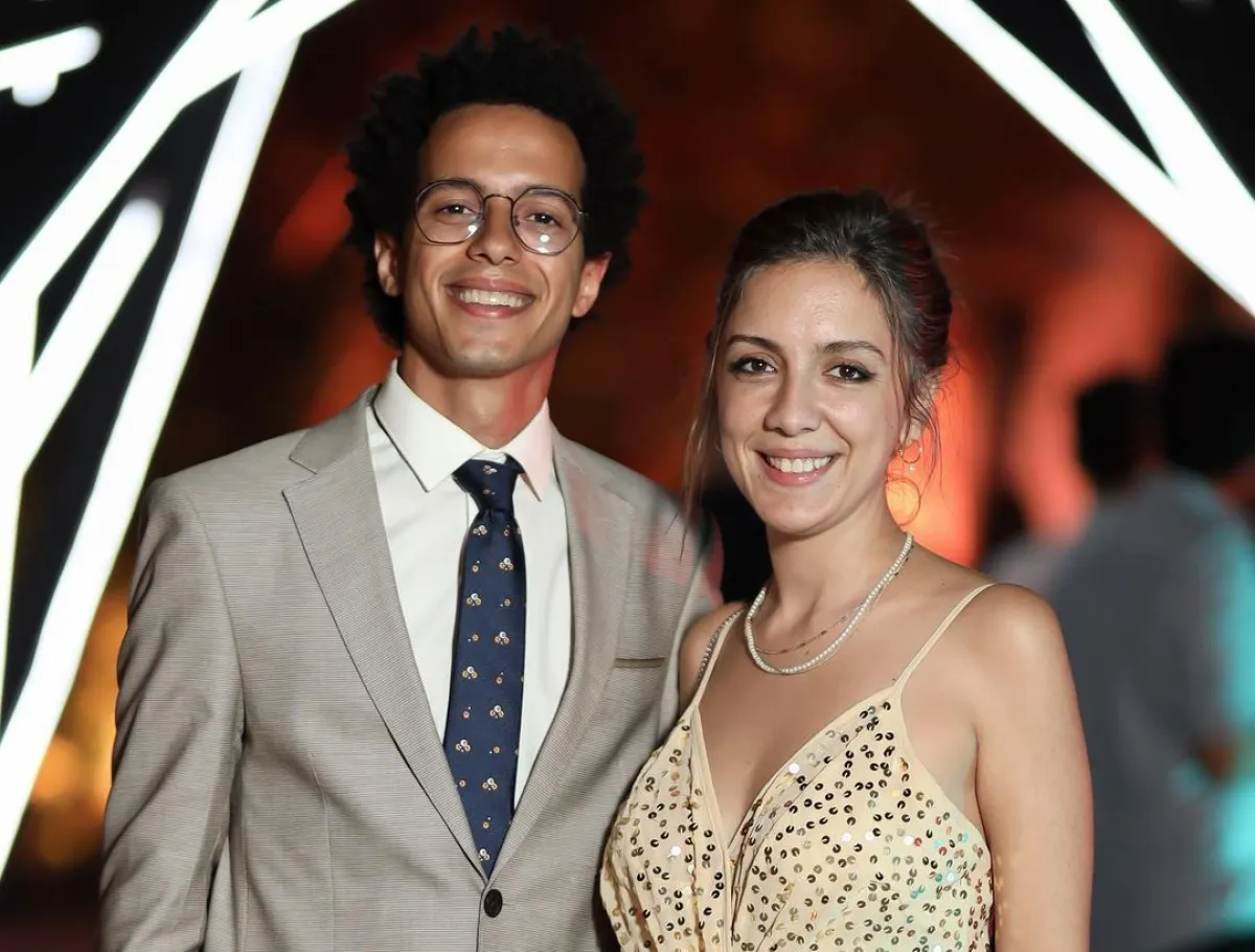 طه دسوقي وخطيبته نادين - الصورة من حسابه على انستغرام