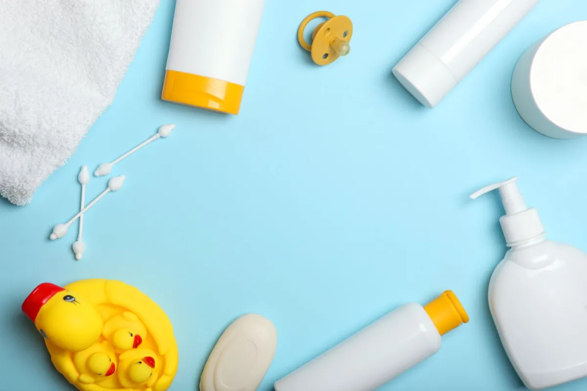 صورة لأدوات نظافة شخصية للطفل