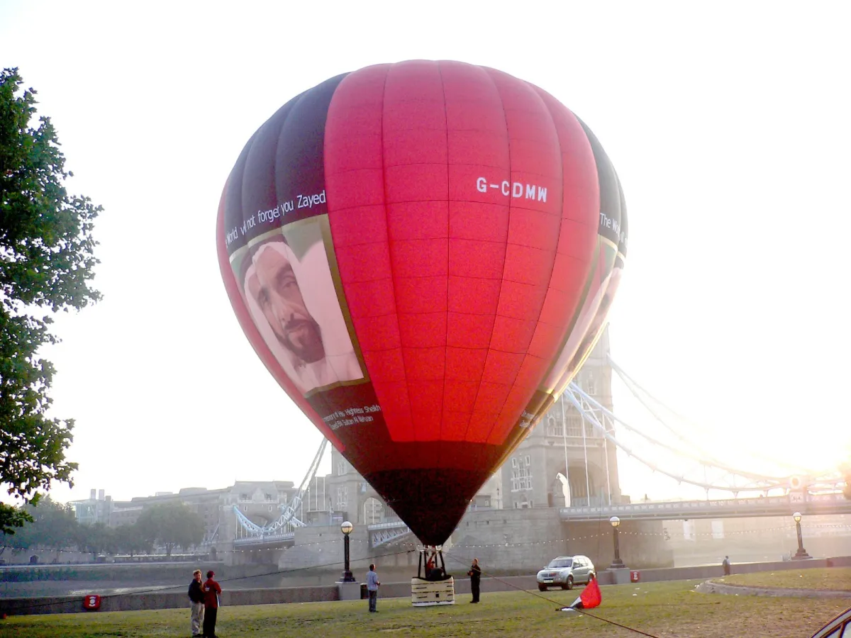 منطاد الإمارات.  الصورة من wam