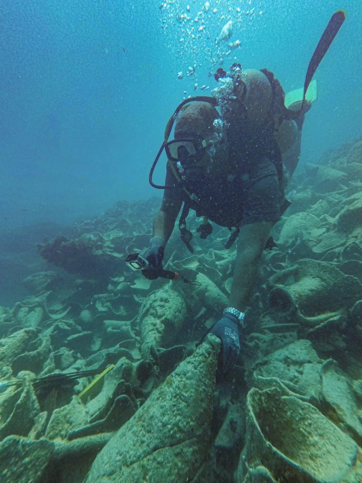 كشف أثري جديد بمياه العلمين 