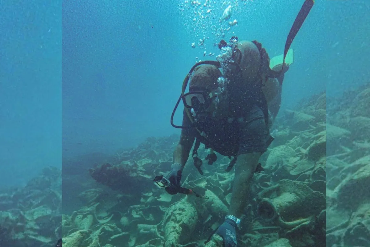 كشف أثري جديد بمياه العلمين 