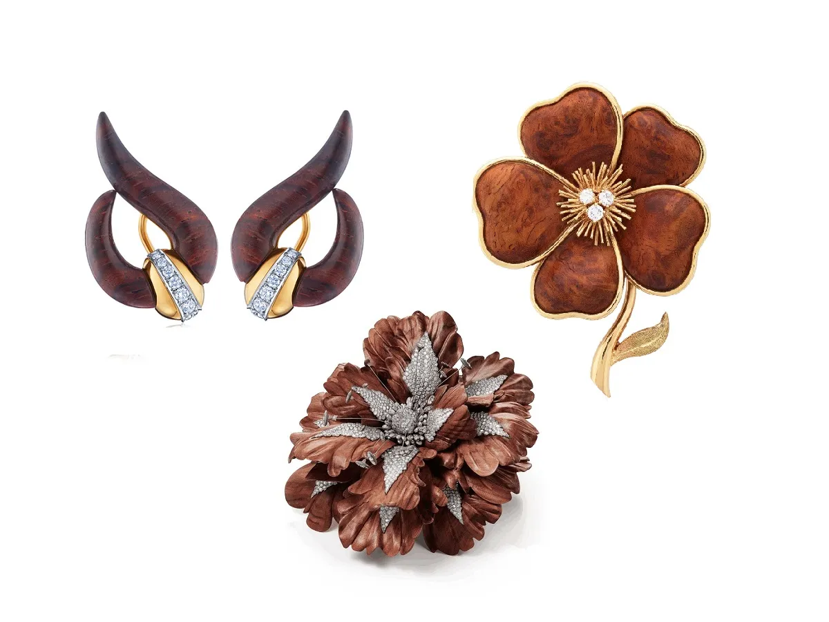 في زمن تألق الخشب.. دور عالمية أدخلته في مجوهراتها الفاخرة!