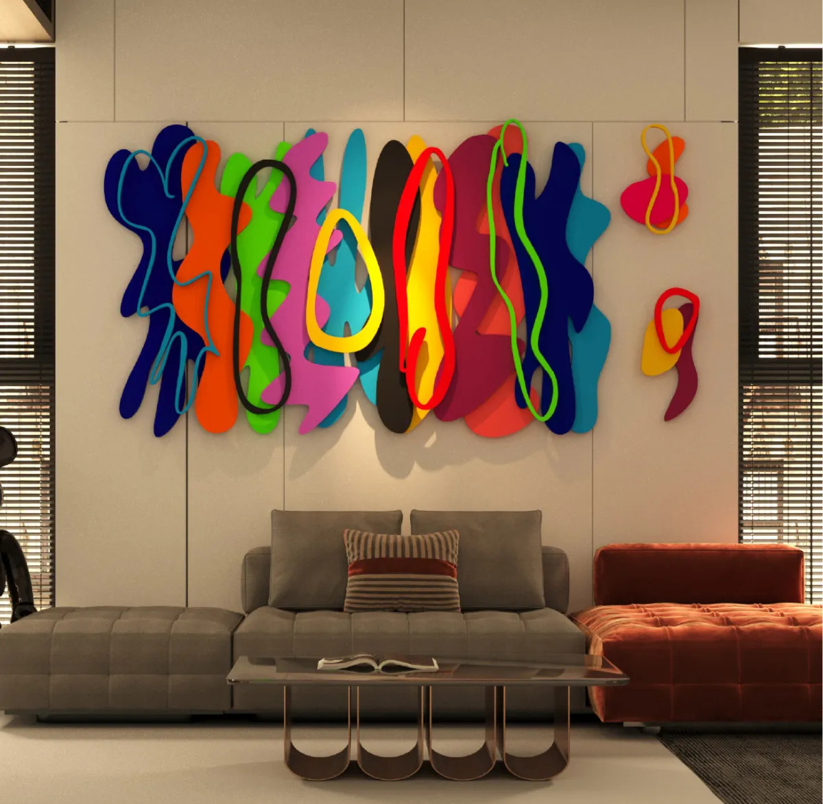 اللوحات الجدارية المعدنية 