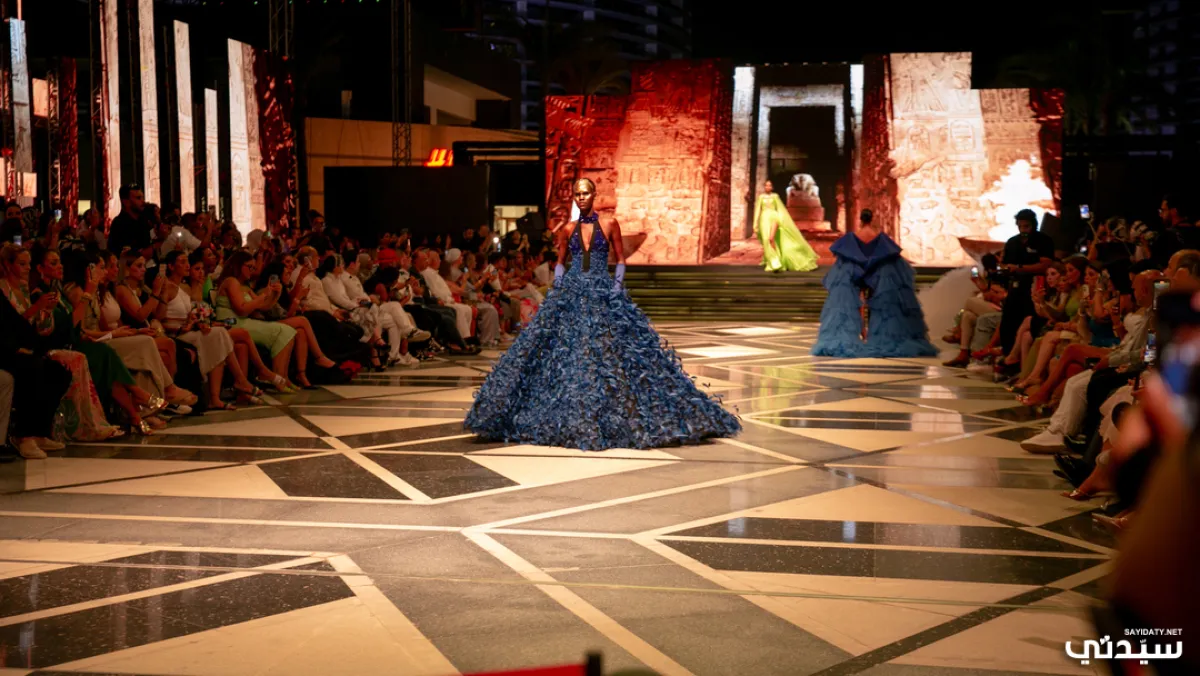 فستان من مايكل سينكو- تصوير منى مجدي خاص سيدتي