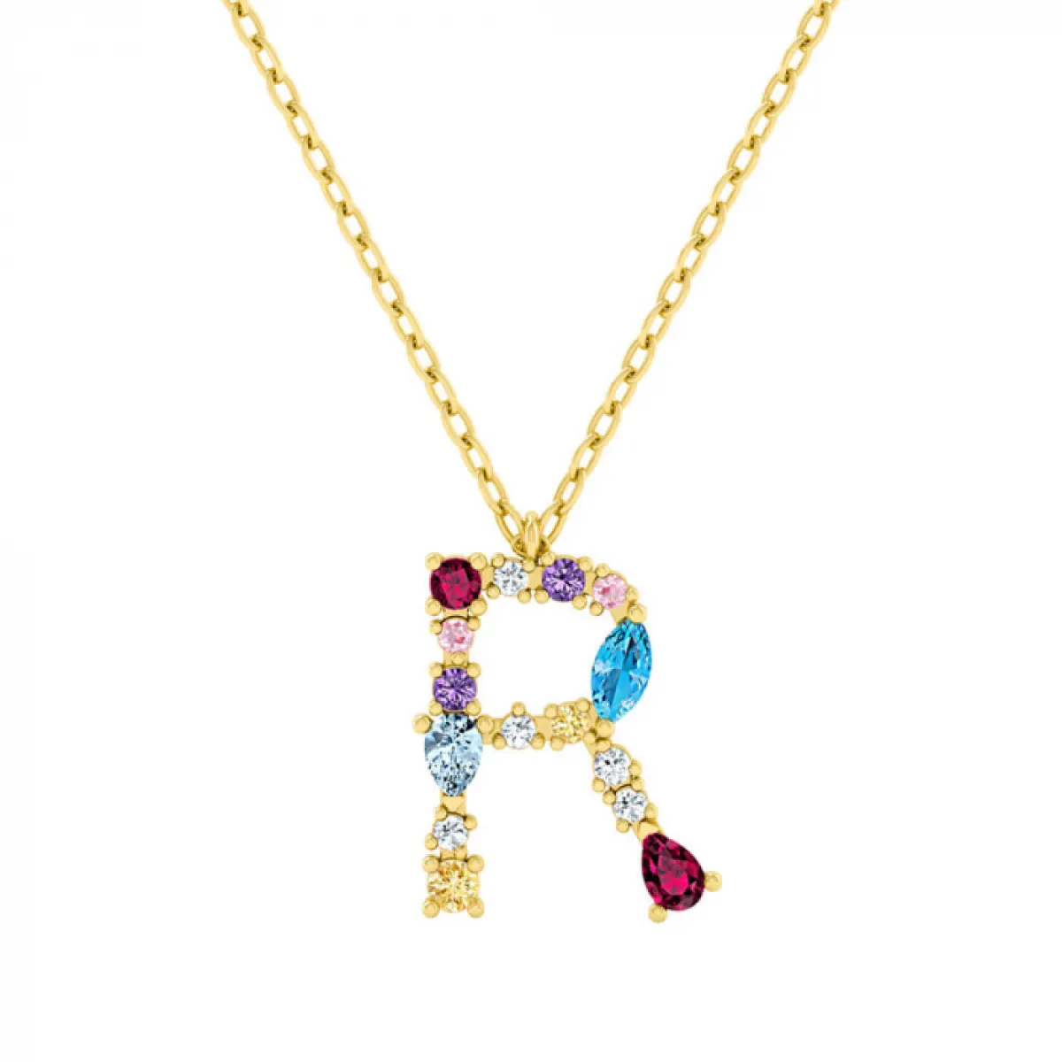 قلادة الحروف الملونة من لازوردي Lazurde 