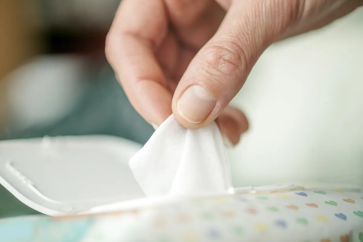 صورة للمناديل المبللة