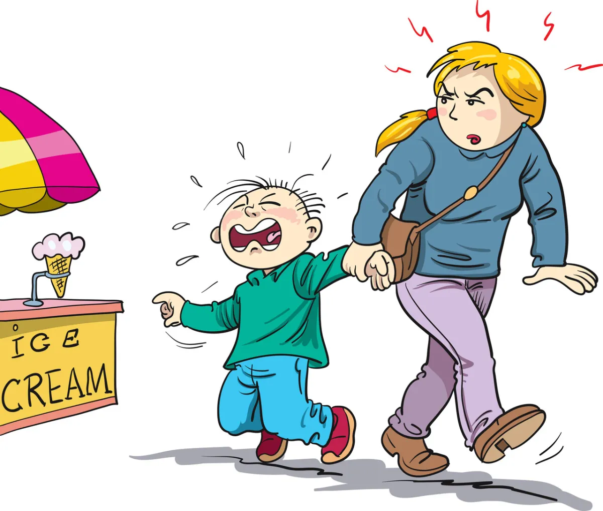 صورة طفل يبكي