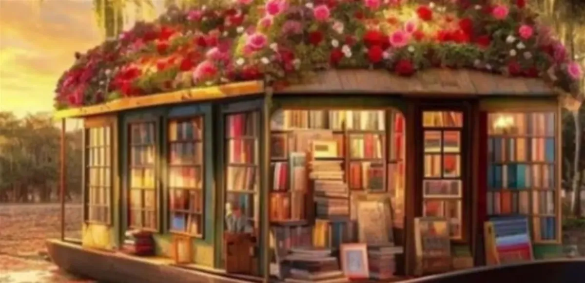 صورة قلبت مواقع التواصل الاجتماعي.. مكتبة عائمة على سطح المياه ما قصتها؟ 