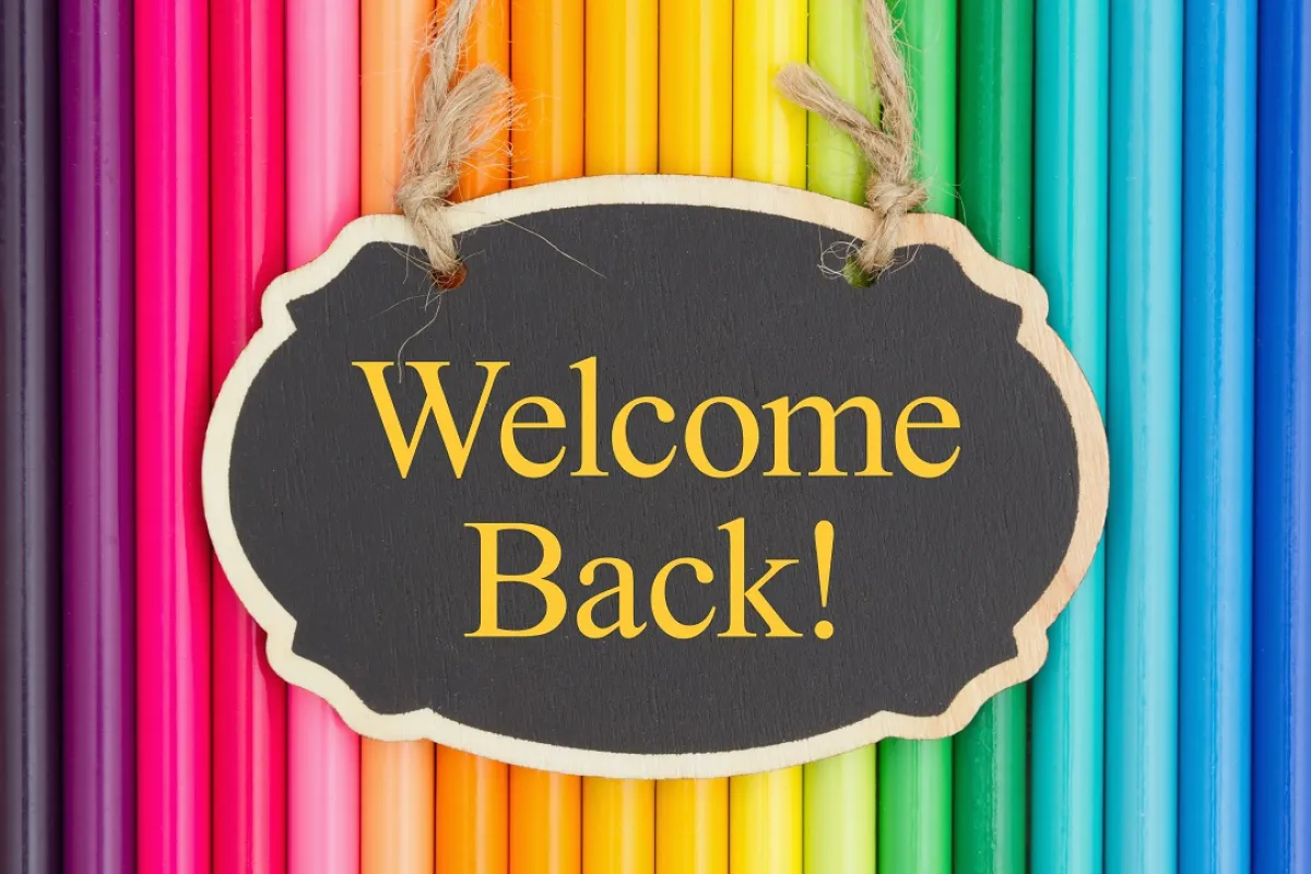 صورة للترحيب بالعودة للمدارس