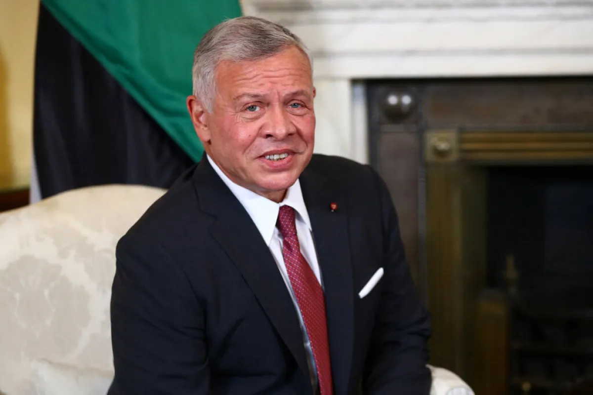 الملك عبد الله الثاني King Abdullah II (مصدر الصورة: HANNAH MCKAY / POOL / AFP)