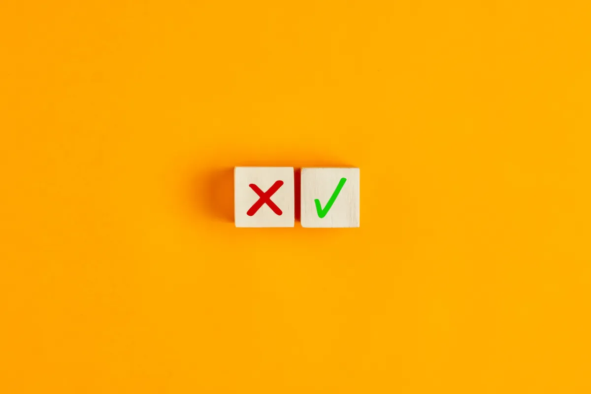 صورة الصح والخطأ