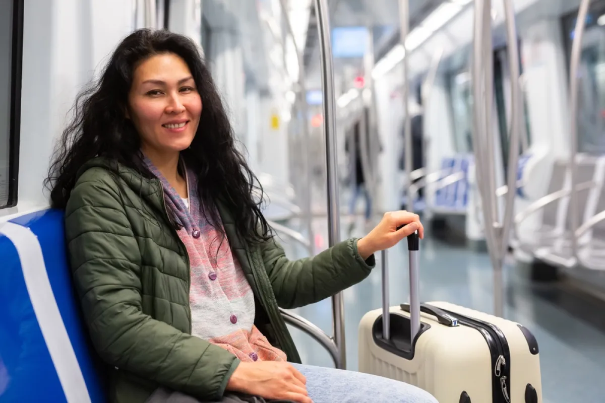 التنقل بواسطة المترو 