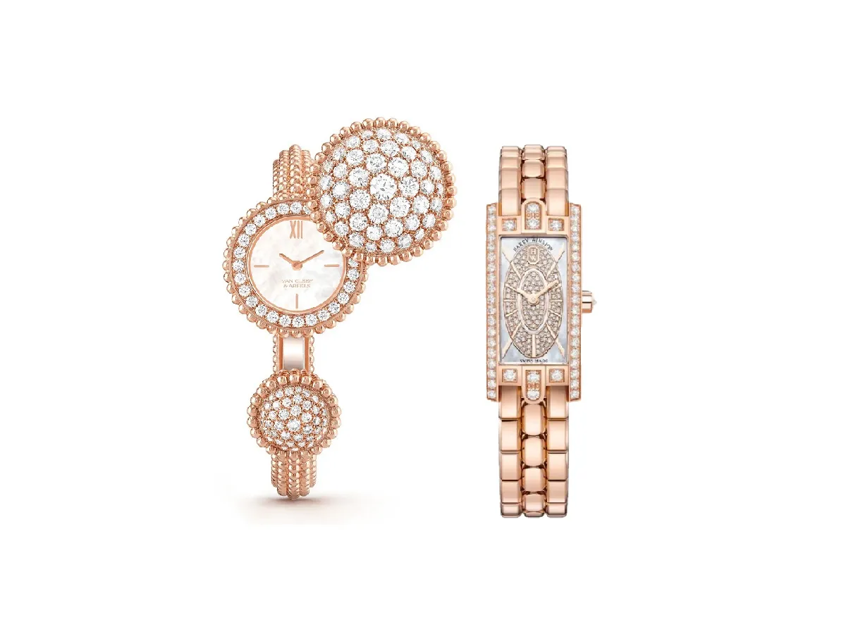 ساعات ذهب وردي.. فخامة ستنقل إطلالتك إلى مستوى آخر!