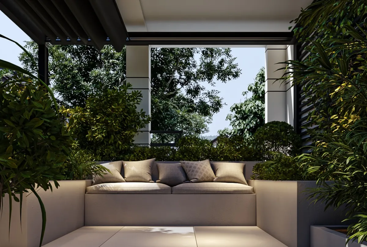 ديكور مميز في الشرفة