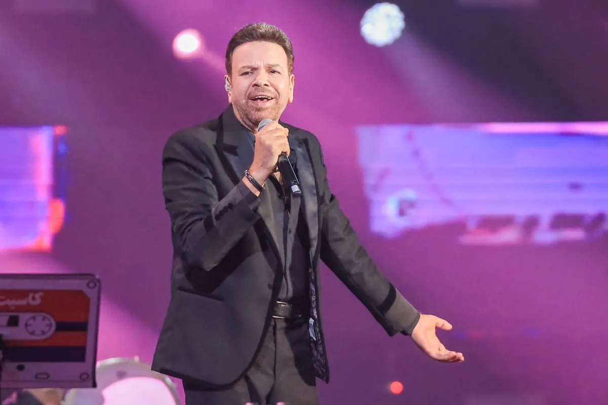 خالد عجاج من حفل كاسيت 90 - الصورة من المركز الإعلامي للشركة المنظمة للحفل 