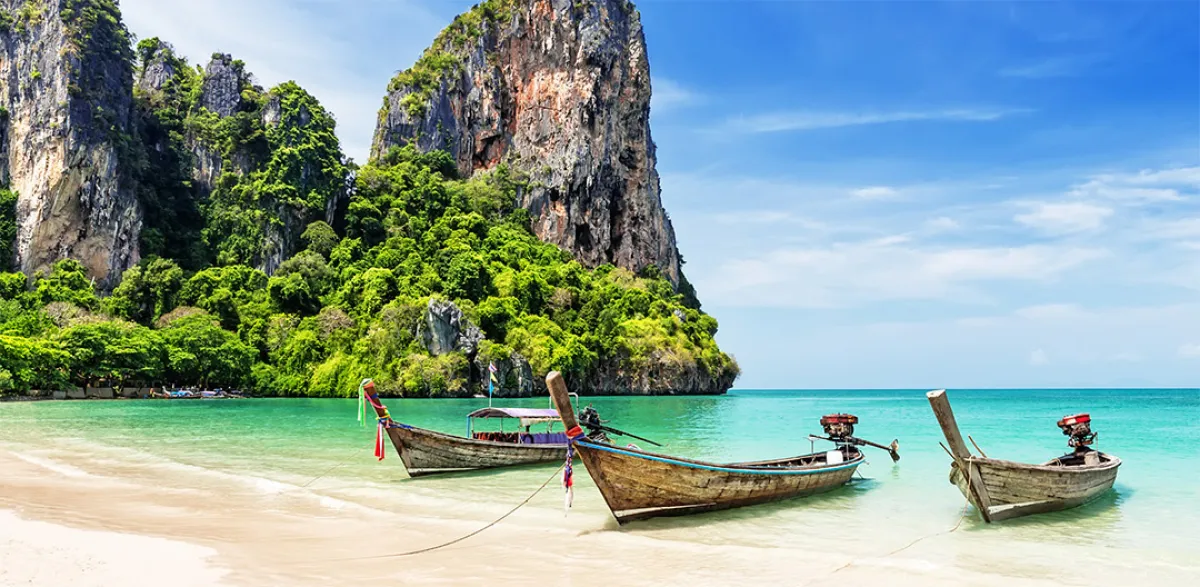 لقطة لأحد شواطئ «كرابي»