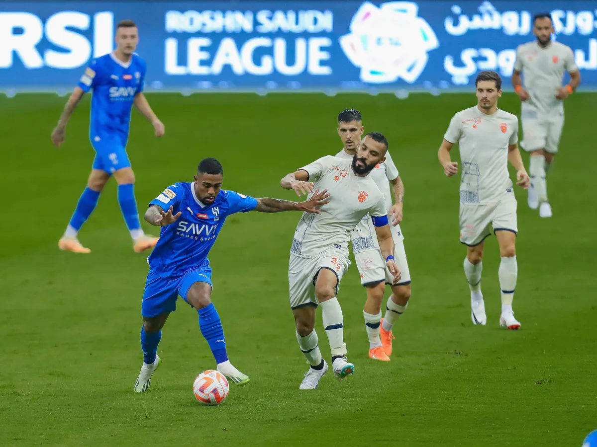 من لقاء الهلال والفيحاء