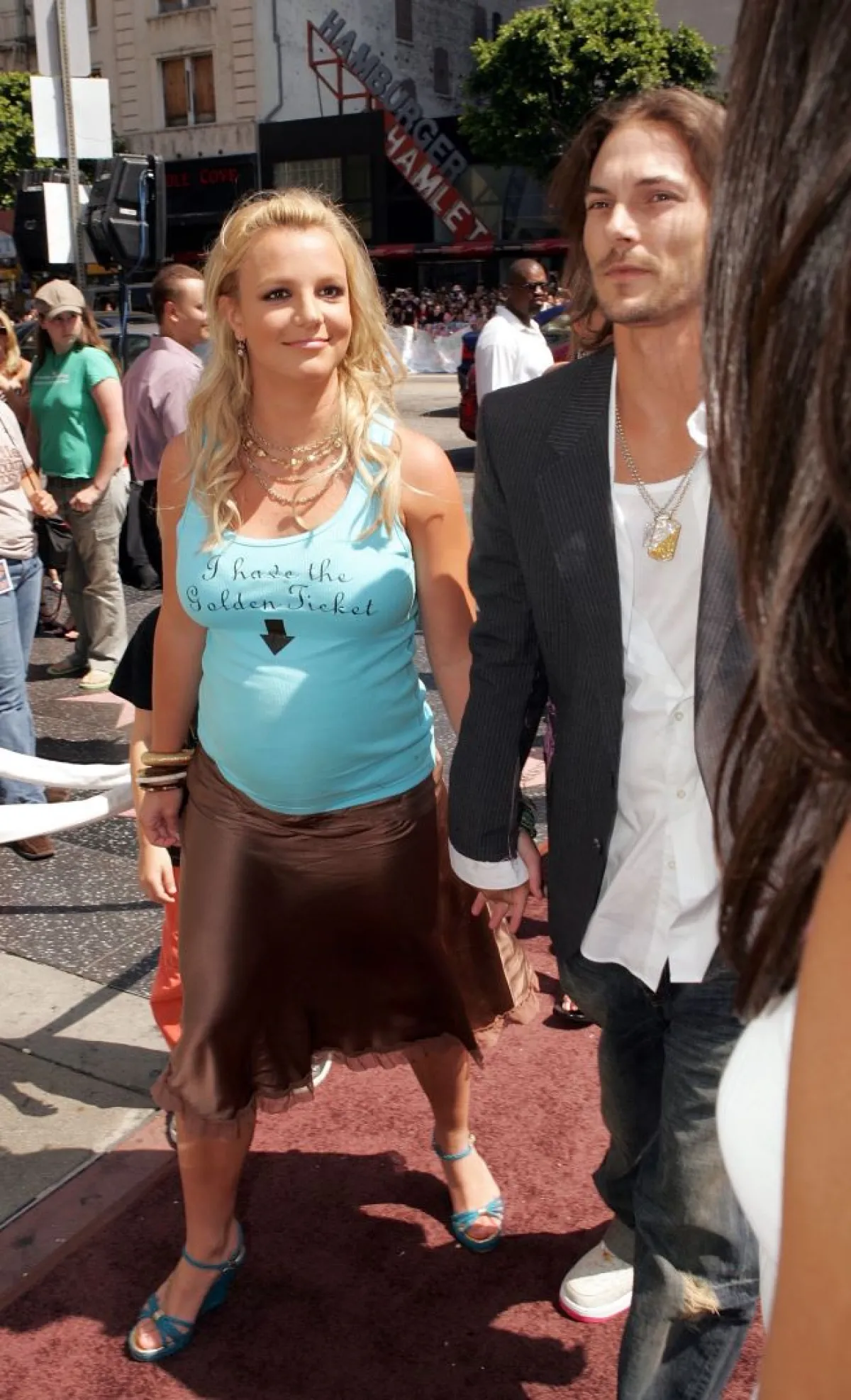 بريتني سبيرز وكيفين فيدرلاين ( Britney Spears and Kevin Federline). مصدر الصورة: Kevin Winter/Getty Images