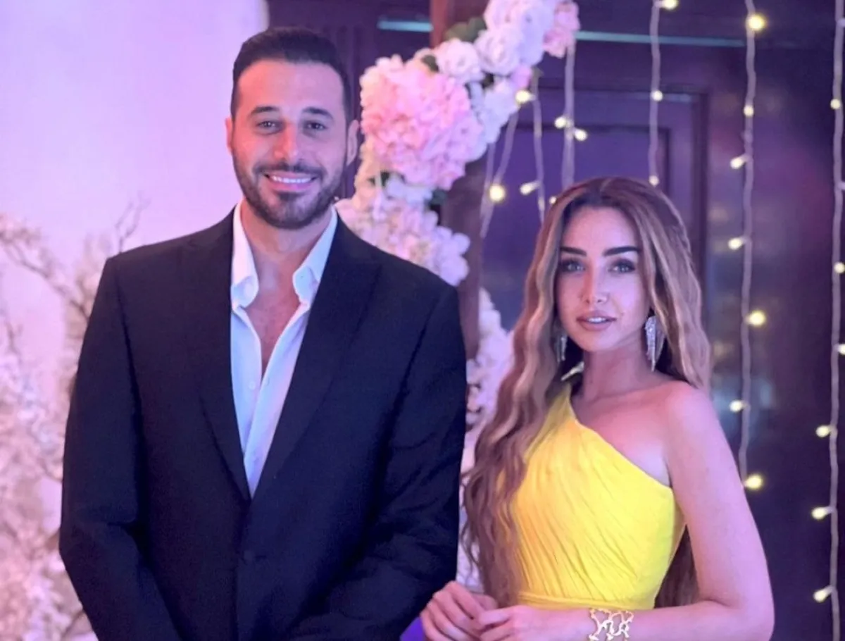 هنا الزاهد وأحمد السعدني - الصورة من صفحة هنا الزاهد على إنستغرام 