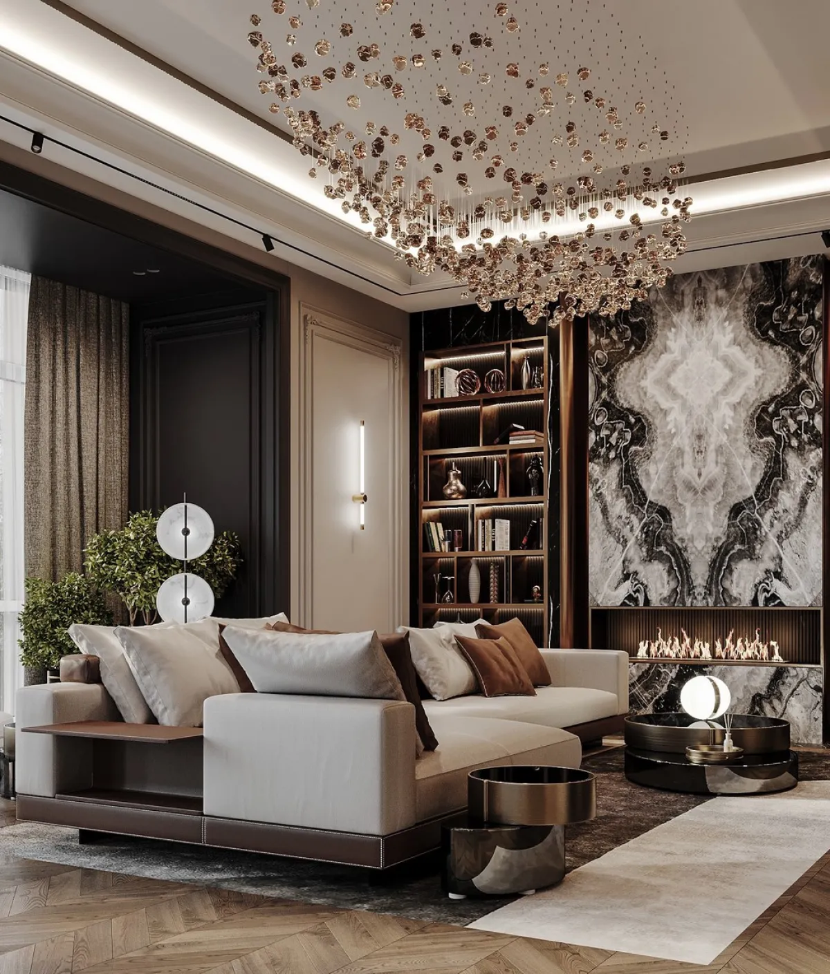 لقطة في مشروع سكني فخم