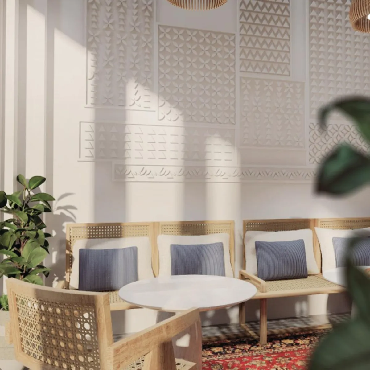 التزيين بالنباتات