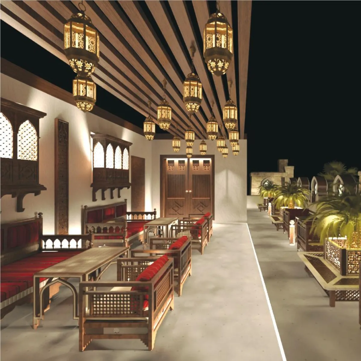 تصميم يُطبق الهوية السعودية بشكل تام 