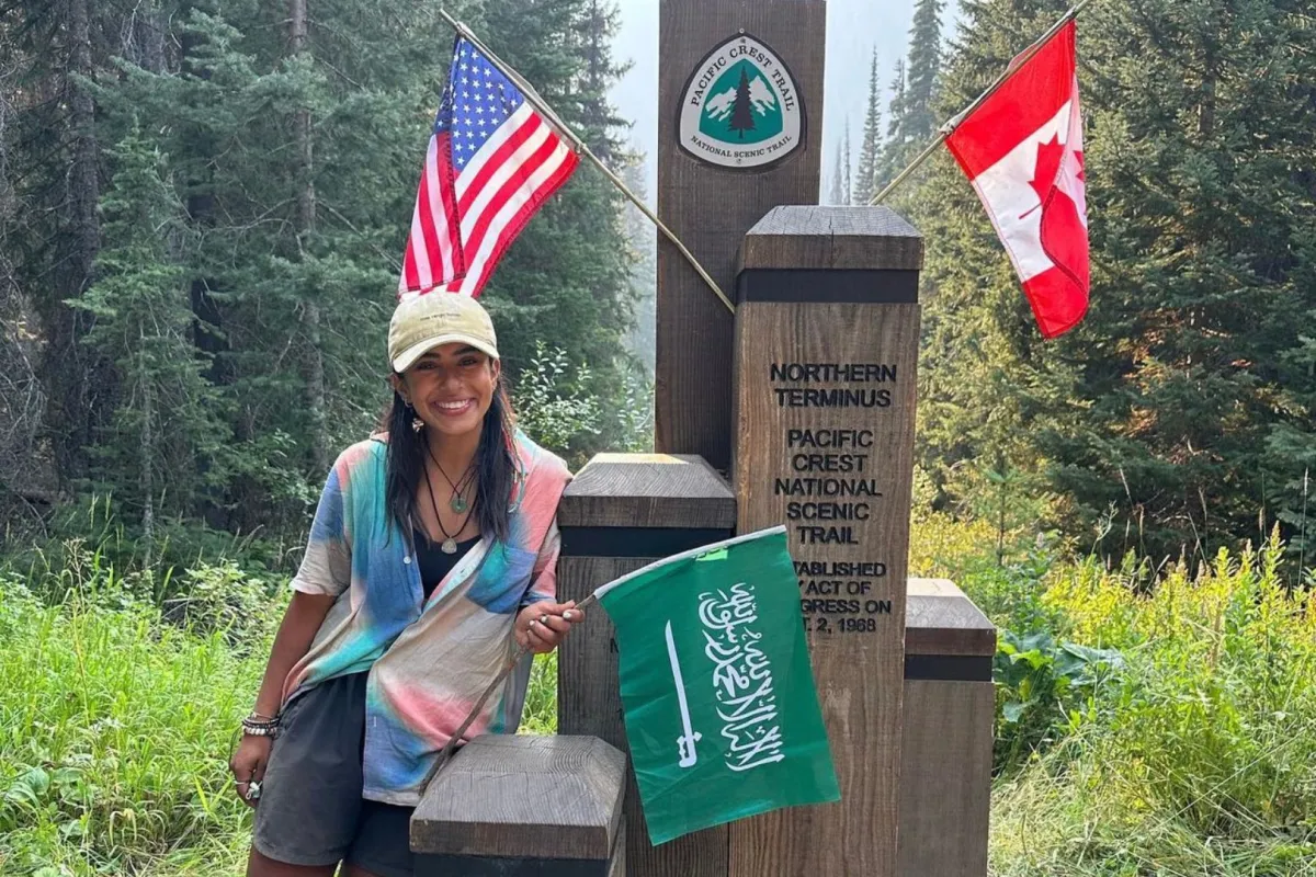 هيا السماري تحتفي بإنجازها في رحلة الألفي ميل- الصورة من حسابها على إنستجرام