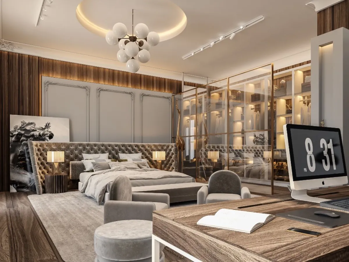 طلاء البانوهات بدهان مناسب مع عناصر الغرفة