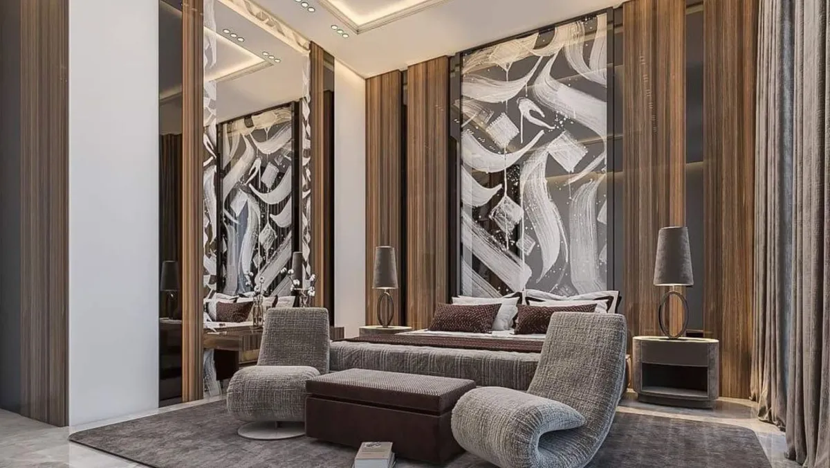 ديكور مميز في غرفة النوم الزوجية