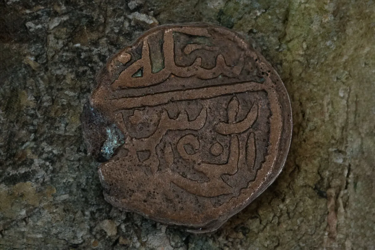  اكتشاف مجموعة جديدة من نقود "مرضوف القواسم". الصورة من الحساب الرسمي لهيئة الشارقة للآثار على الانستغرام