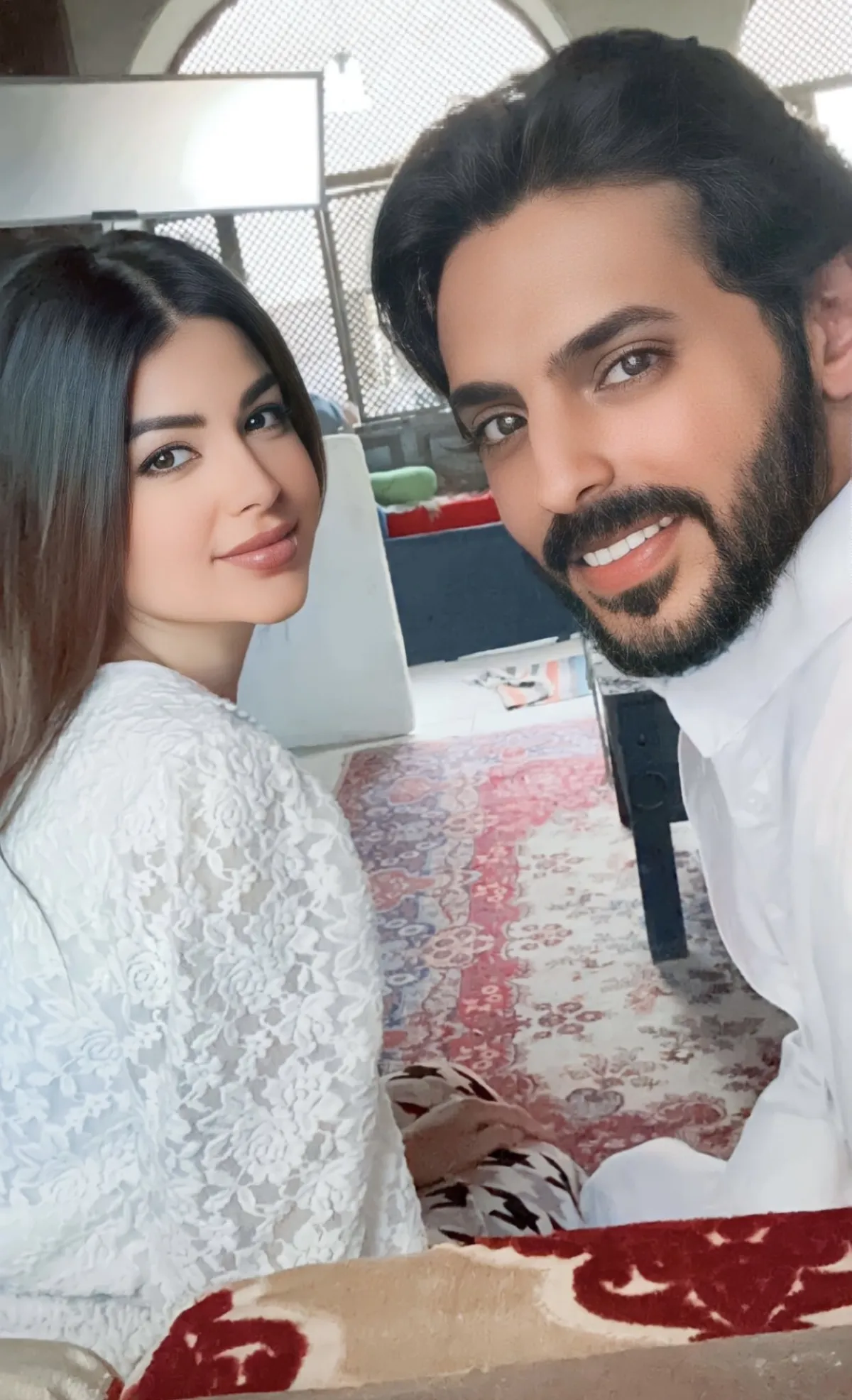 روان الخالد وعبدالعزيز الفيصل-الصورة من المصدر