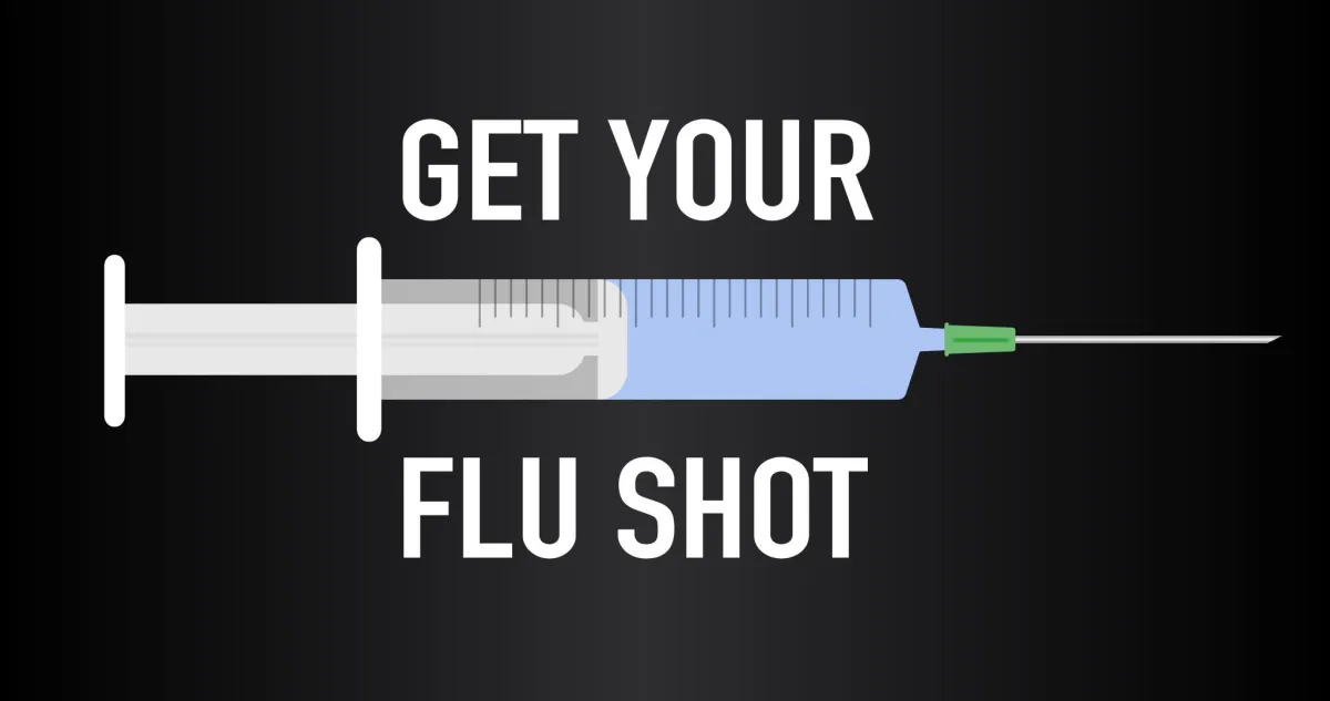 صورة تعبر عن أهمية تطعيم الأنفلونزا