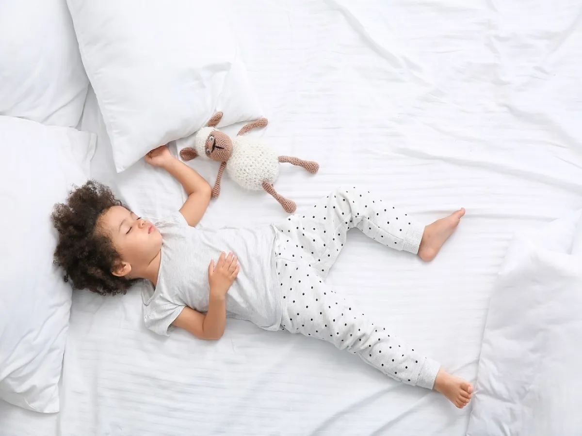 صورة لطفل نائم