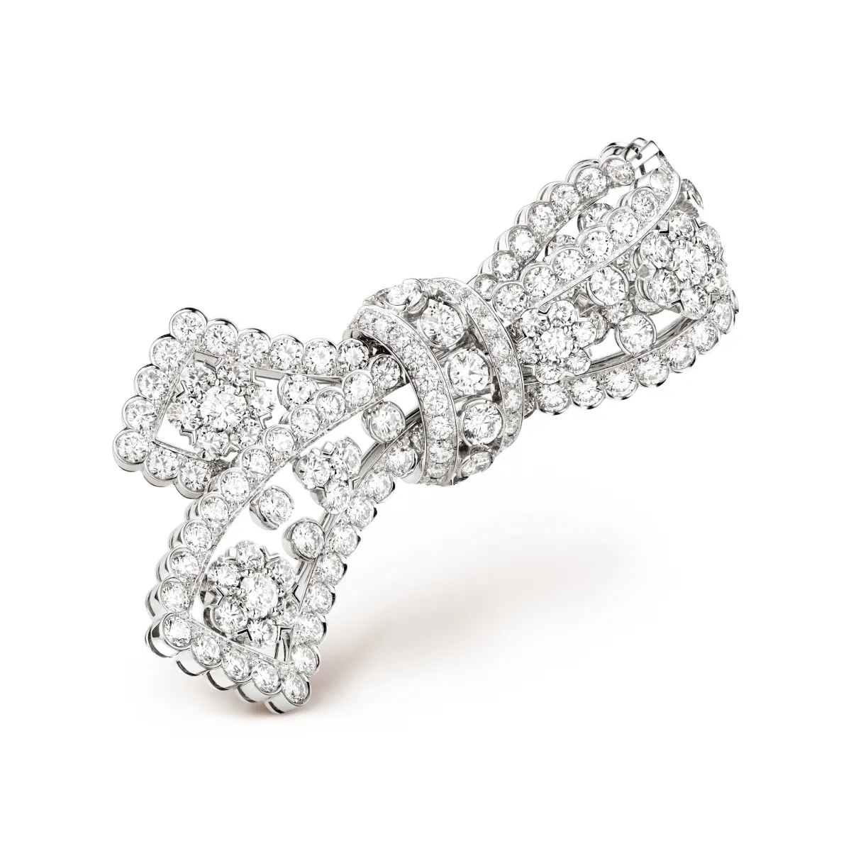 بروش Snowflake noeud clip من فان كليف آند أربلز Van Cleef & Arpels