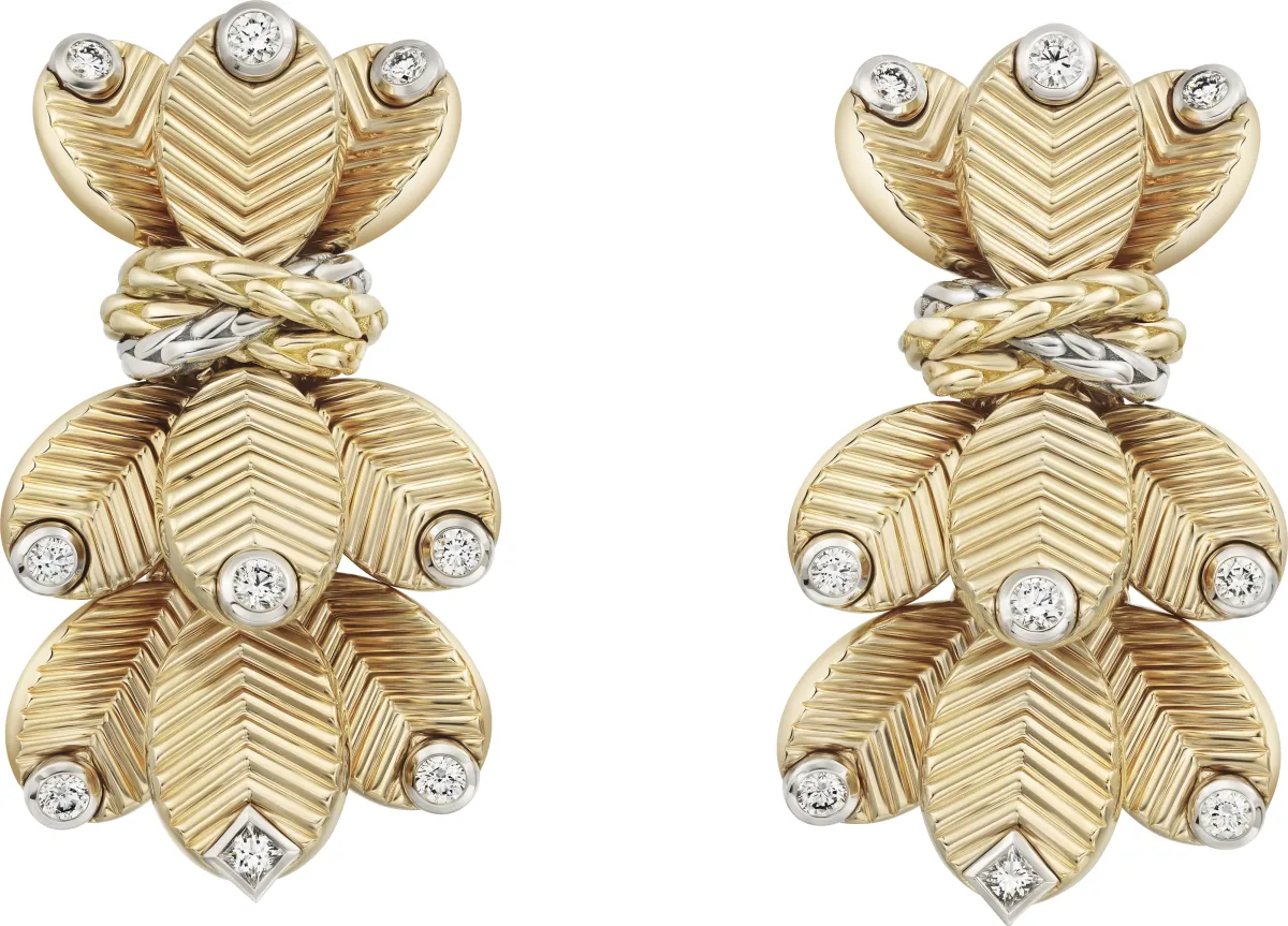 أقراط Grain de Café من كارتييه