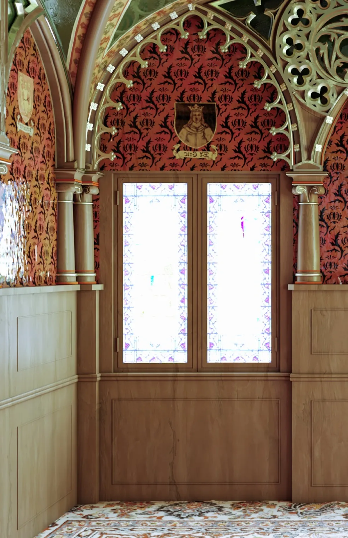 عناصر معمارية مستوحاة من الكاتدرائيات القوطية