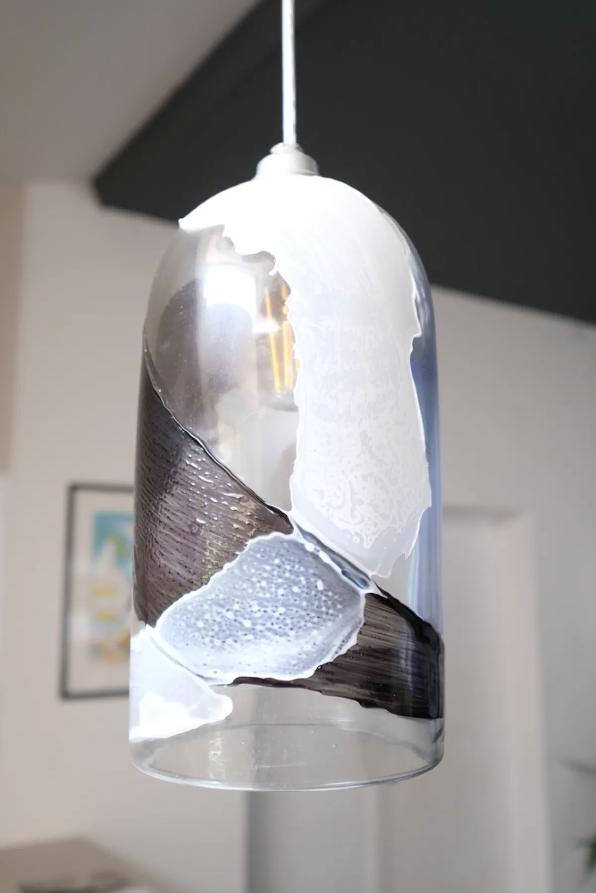 ثريا من زجاج الموران